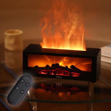 Аромадиффузор A4 Fireplace Белый (версия с пультом) 150 мл