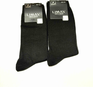 Носки LIMAX 2 пары черный 45-47