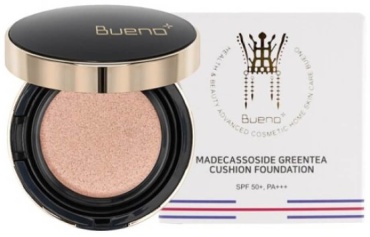 Bueno Madecassoside Greentea Cushion Foundation SPF50+ PA+++ кушон 21 cool ivory 15 г
