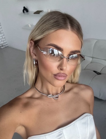 YgunSei очки овальные градиент
