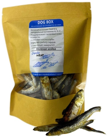 Лакомство DOG BOX Вяленая мойва 100 г