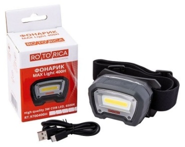 Rotorica налобный фонарь ROTORICA MAX Light 400H питание от сети