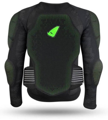 UFO Детская моточерепаха Kids Centuration BV1 Bodyguard зеленый, черный S