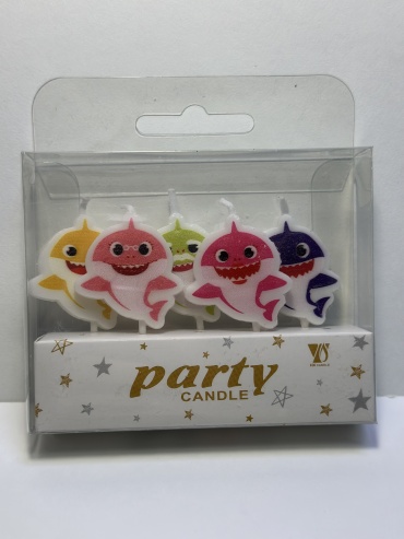 Свеча PARTY фигурная, 5 шт 5 см