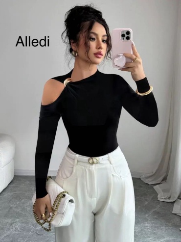 Лонгслив Alledi черный, серый