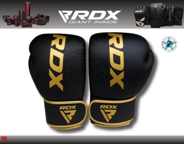 Боксерские перчатки RDX 10 oz черный