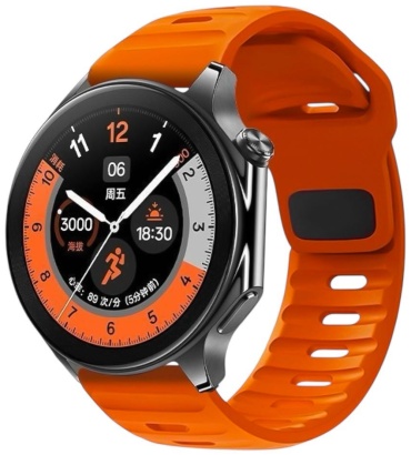 Ремешок BOGEMA для Garmin Forerunner 265, Venu 3, Venu 4, Forerunner 570, Forerunner 255 оранжевый