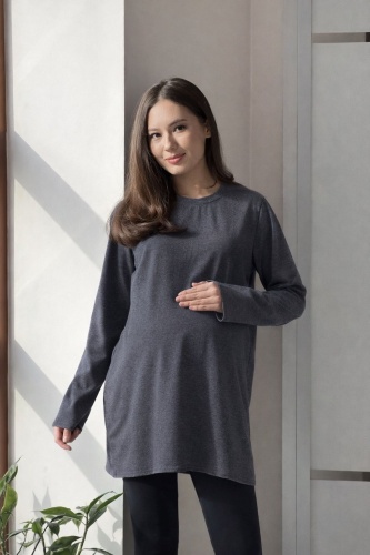 Лонгслив Sweetmama.kz серый