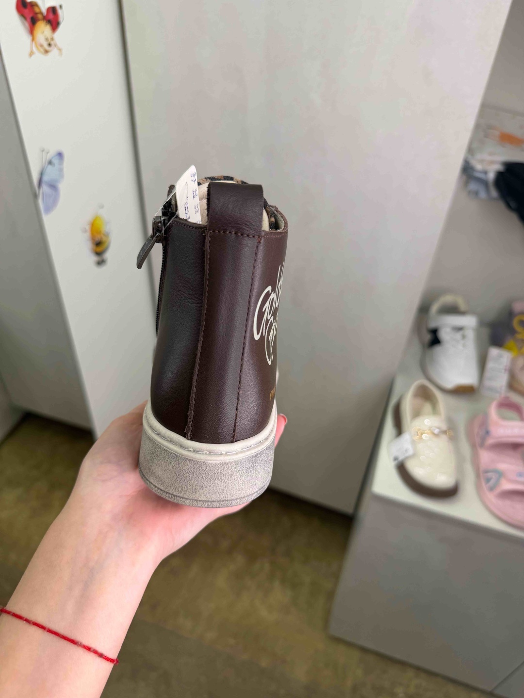 Ботинки коричневый