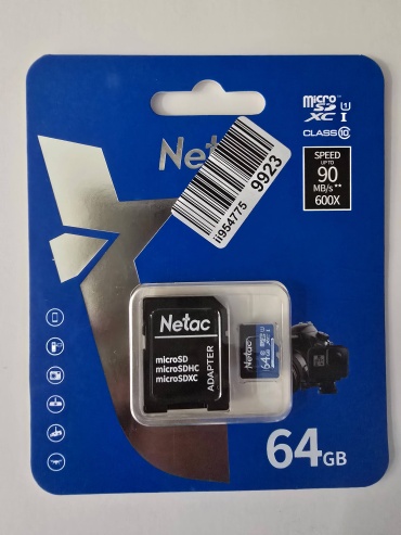Netac microSDXC NT02P500STN-064G-S 64 Гб