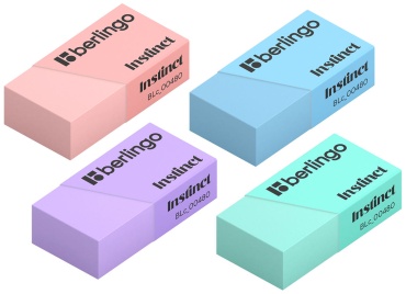 Набор ластиков Berlingo BLc_00480 Instinct, 4 шт