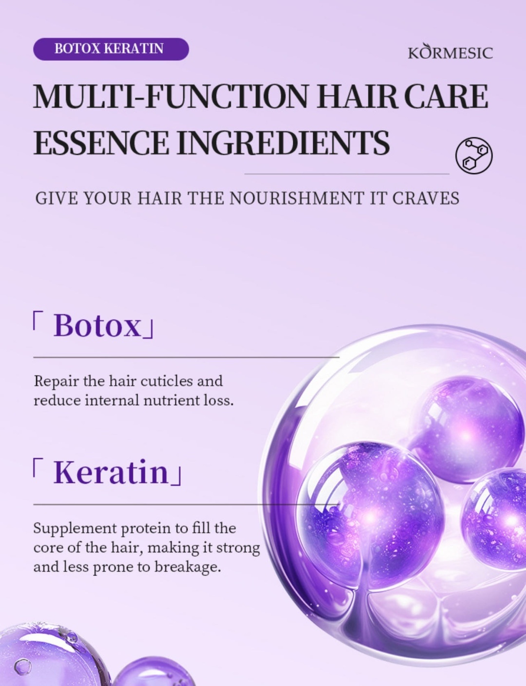 Kormesic ботокс холодный Botox Keratin 1000 мл