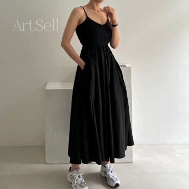 Спортивное платье ArtSell черный
