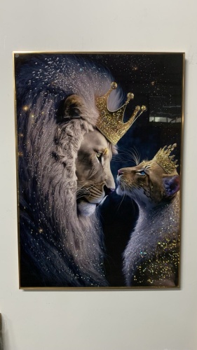 Картина Лев 70x100 см