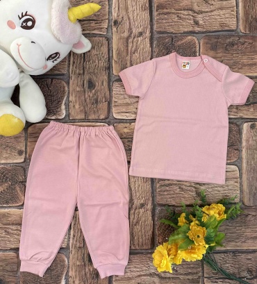 Комплект Munka Kids розовый, темно-розовый