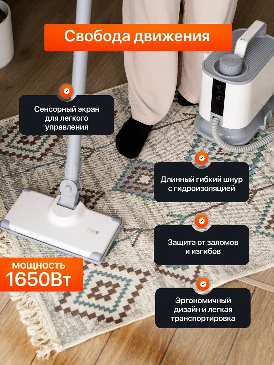 Пылесос MAGCUBIC 1550w белый
