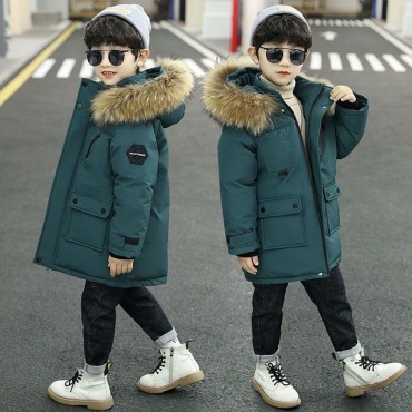 Пуховик KIDS&BEYBY хаки