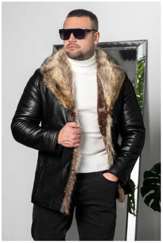 Дубленка Fashion & Best черный