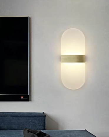 Бра настенный, накладной Domo LED, золотистый