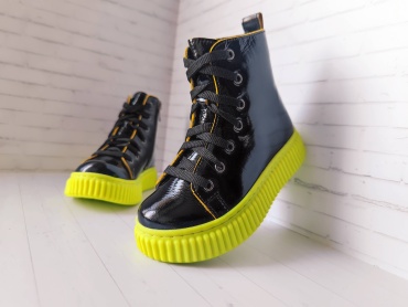 Ботинки Toddler желтый, черный