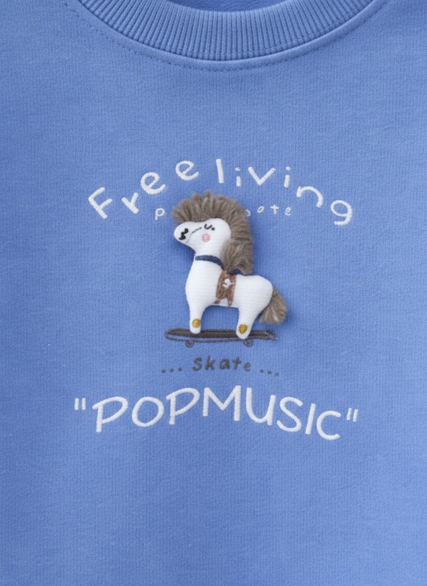 Свитшот синий