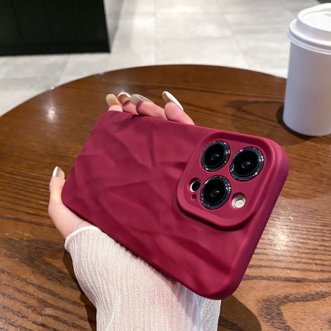 Чехол для Apple iPhone 12 бордовый