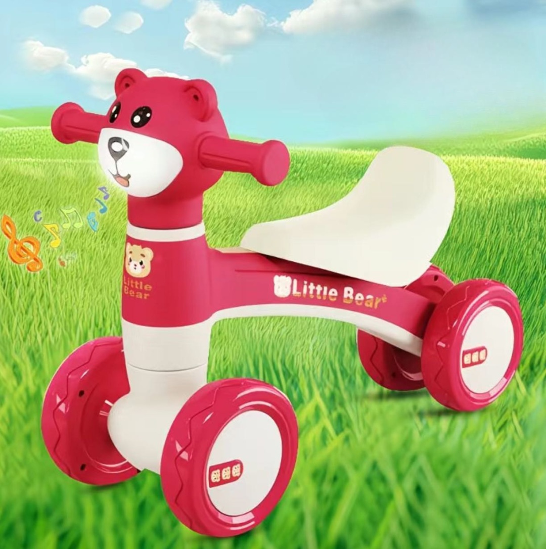 Беговел - каталка Little Bear розовый