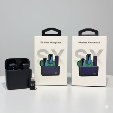 Микрофон SX5 Wireless Lavalier Microphone черный