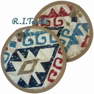 R.I.Textile прихватка Этно 1919 2 шт, полиэстер, хлопок, текстиль, рогожка