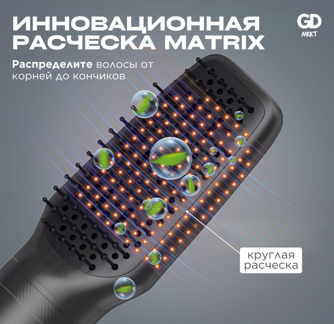 GD MRKT PRO 5 in 1 стайлер черный