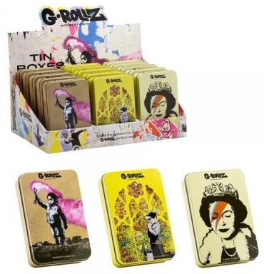 Портсигар G-rollz Banksy's Graffiti 13.5 x 8.5 см влагозащитный корпус
