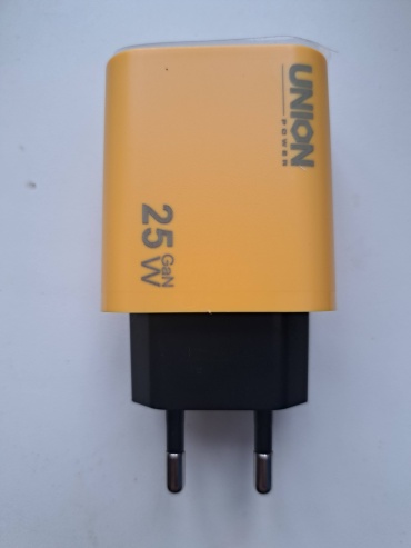 Зарядное устройство Union CH105 USB 25 Вт желтый