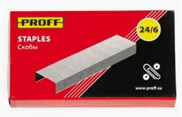 Скобы Proff № 24/6 20 шт