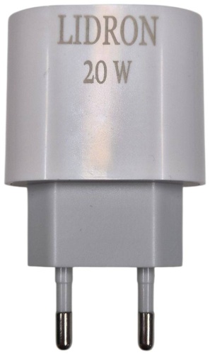Зарядное устройство LIDRON 20W USB Type-C 20 Вт белый