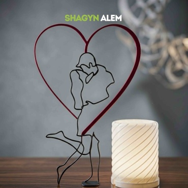 Shagyn Alem статуэтка Сердце на двоих 23 см, пластик
