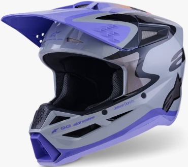 Alpinestars Sm3 Jettson черный, фиолетовый, серый M