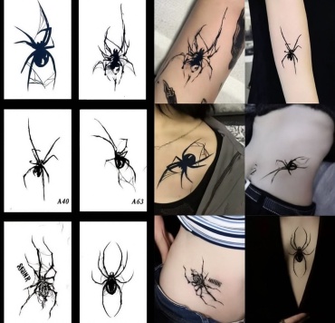 Временное тату Hottie Spider Beast Original набор из 6 тату