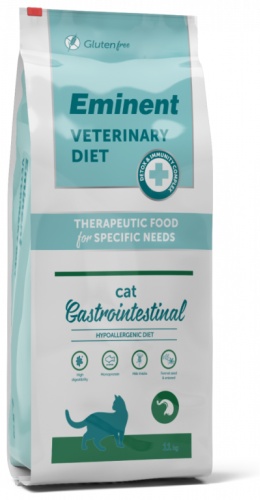 Корм Eminent Veterinary Diet Gastrointestinal при проблемах с ЖКТ рыба 11 кг