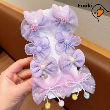 Набор заколок Emiki сиреневый