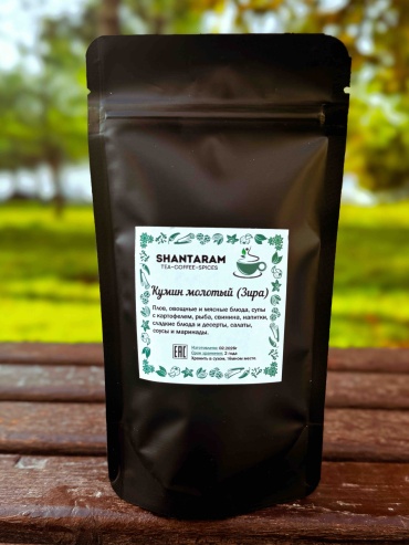 Shantaram кумин зира молотый 100 г
