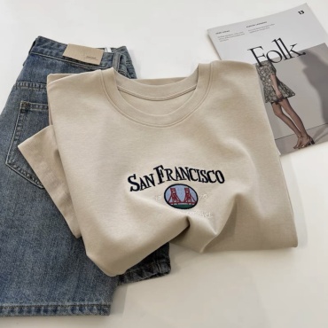 Футболка Aska Store San Francisco бежевый