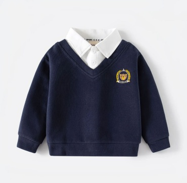 Кофта WELLKIDS синий, белый