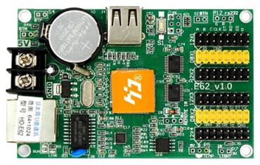 WIFI контроллер для бегущей строки Huidu HD-W64 16x11 см