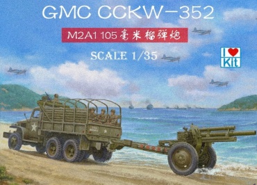 USA CCKW-352 Machine Gun Turret Version with M2A1 105mm Howitzer
