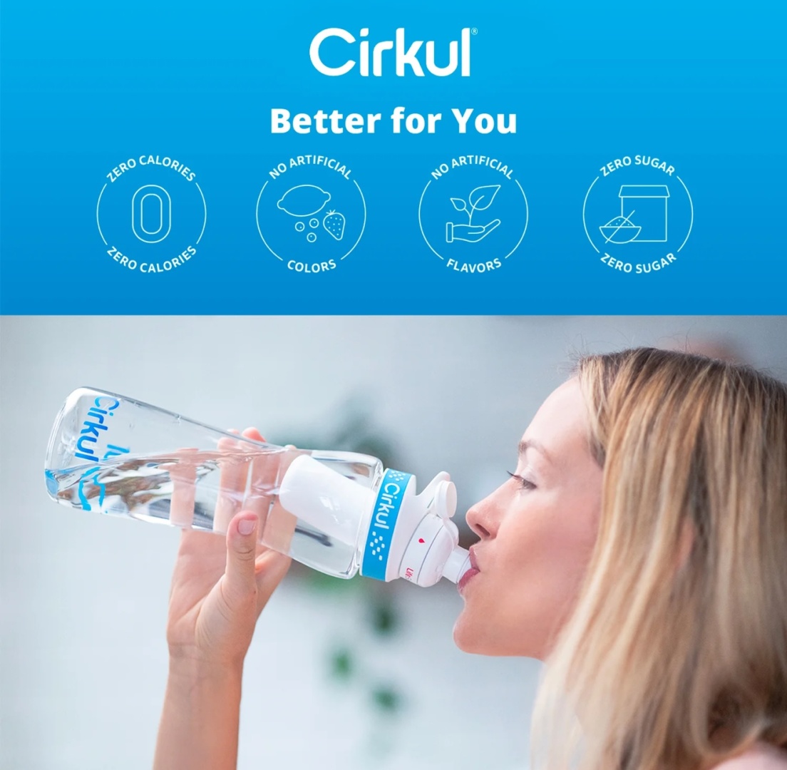 Бутылка CIRKUL 0.75 л прозрачный, винтовая, пластик