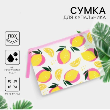 Косметичка пластик, ПВХ 24X17 см