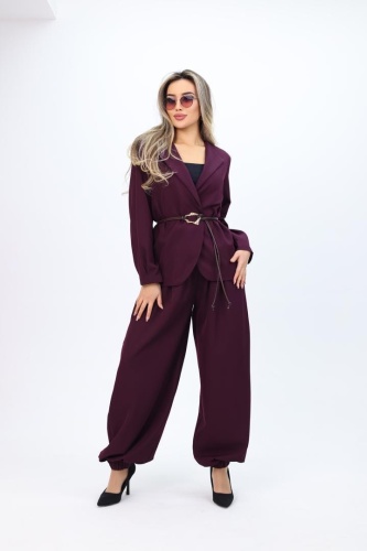 Костюм повседневный AISHA BRAND бордовый