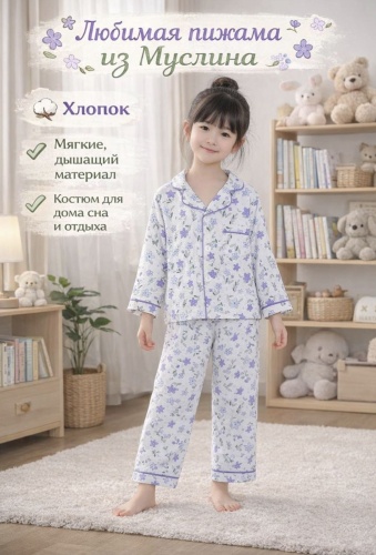 Пижама лиловый
