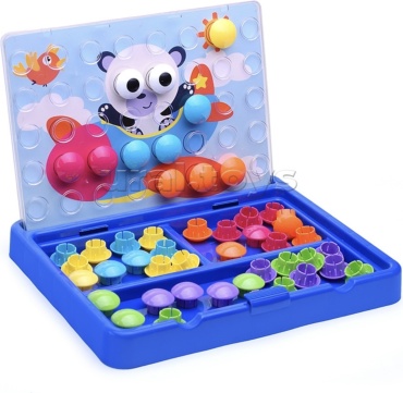 Мозаика GAME TIME Милые зверята гвоздики 60 шт
