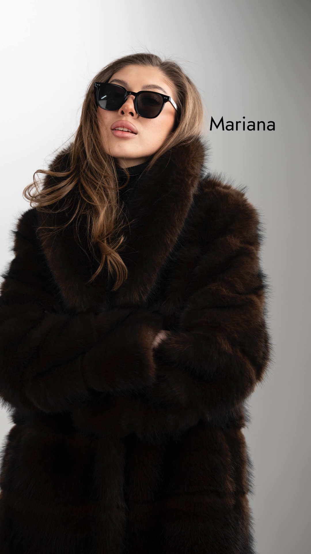 Шуба MARIANA коричневый